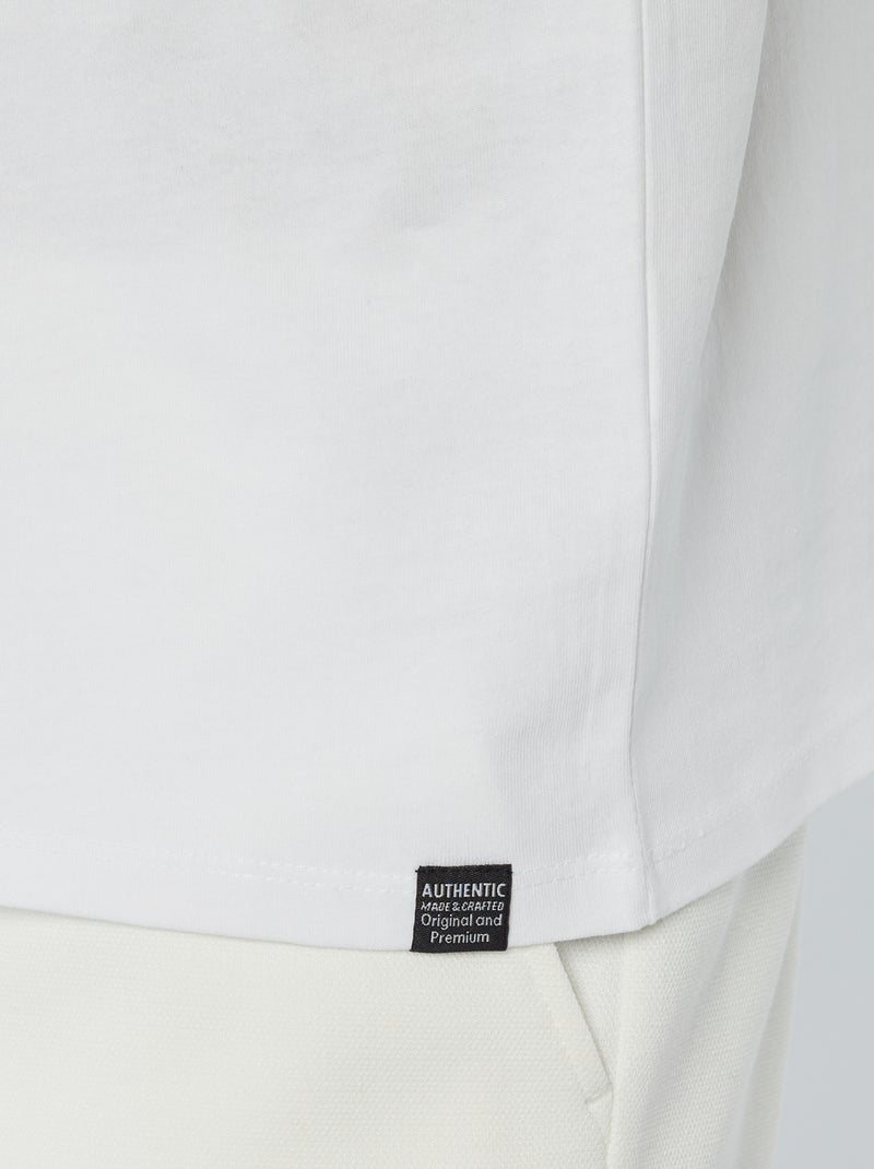 T-shirt confort fit BRANCO - Kiabi