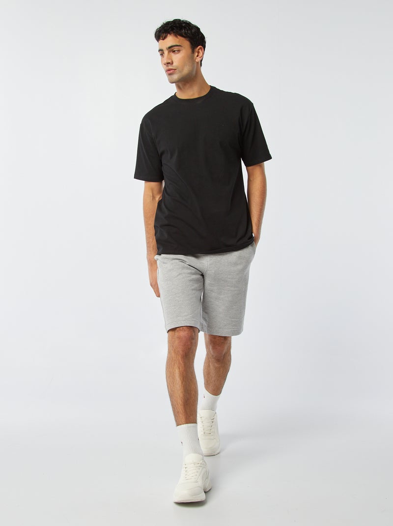 T-shirt confort fit PRETO - Kiabi