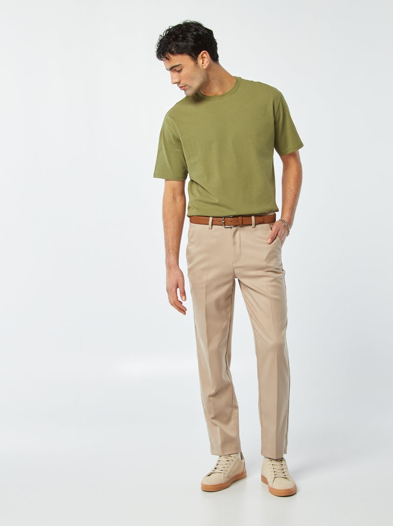 T-shirt confort fit VERDE - Kiabi