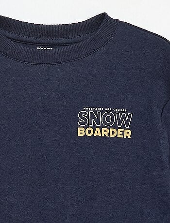 T-shirt confortável estampado