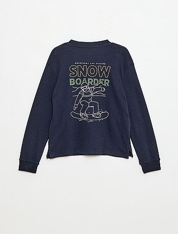 T-shirt confortável estampado