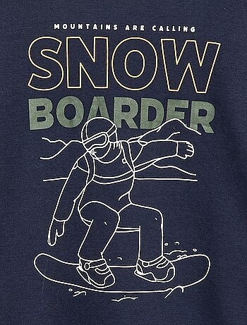 T-shirt confortável estampado