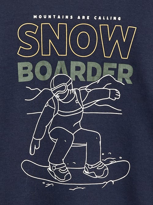 T-shirt confortável com estampado - Kiabi