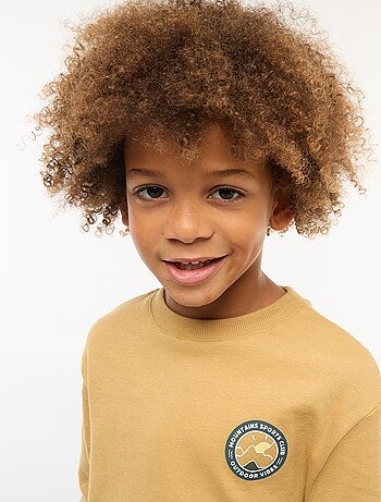 T-shirt confortável estampado