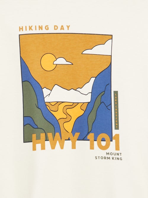 T-shirt confortável estampado - Kiabi