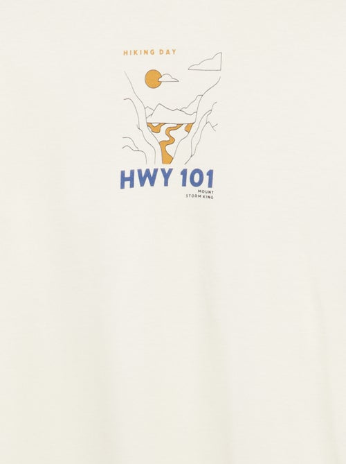 T-shirt confortável estampado - Kiabi