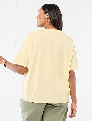 T-shirt corte oversize de manga curta