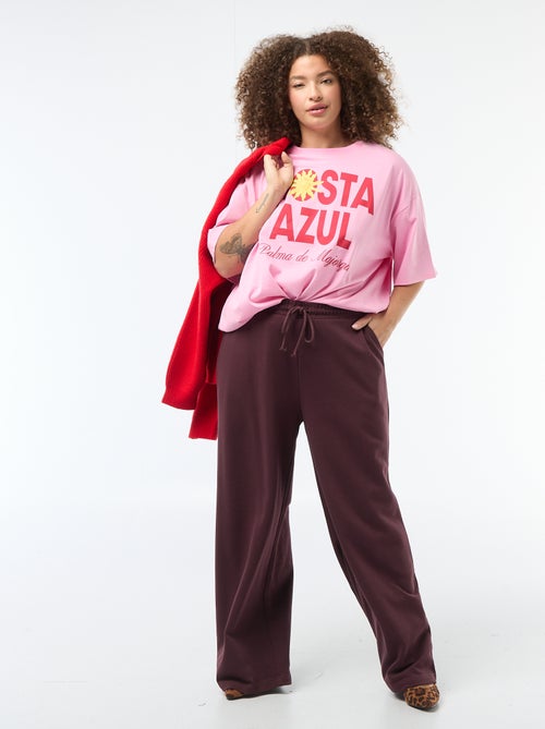 T-shirt corte oversize de manga curta - Kiabi T-shirt corte oversize de manga curta - Kiabi