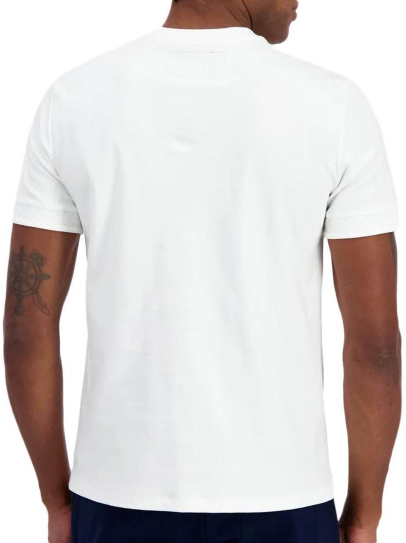 T-shirt Creme Le Coq Sportif Coq D'or para Homem Ecru - Kiabi