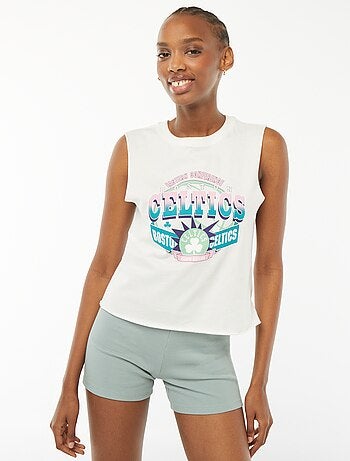 T-shirt crop 'Celtics' 'Boston' sem mangas