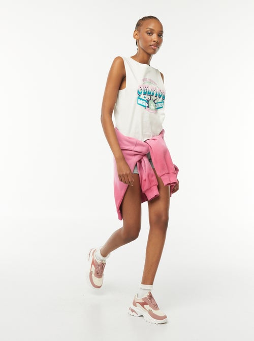 T-shirt crop 'Celtics' 'Boston' sem mangas - Kiabi