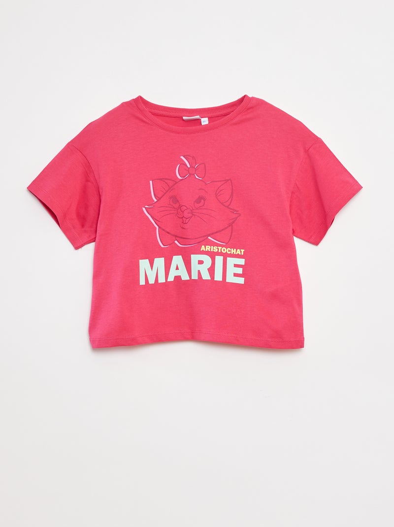 T-shirt crop top 'Maria' Rosa - Kiabi