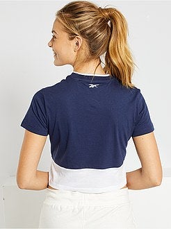 T-shirt crop top 'Reebok' - Kiabi
