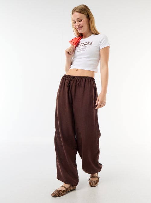 T-shirt cropped 'Arizona' - Kiabi T-shirt cropped 'Arizona' - Kiabi
