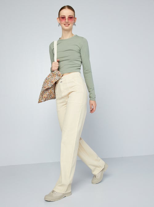 T-shirt cropped - Kiabi