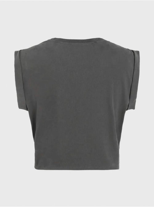 T-shirt cropped estampada hiccup - Kiabi T-shirt cropped estampada hiccup - Kiabi