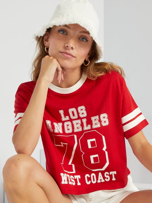 T-shirt cropped top - Kiabi