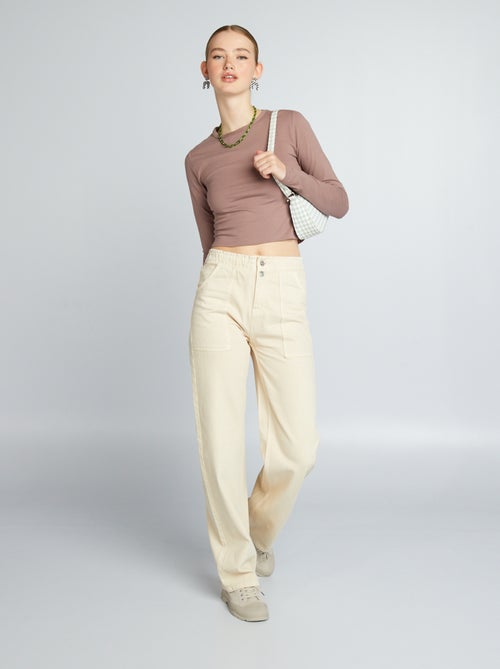 T-shirt cropped - Kiabi