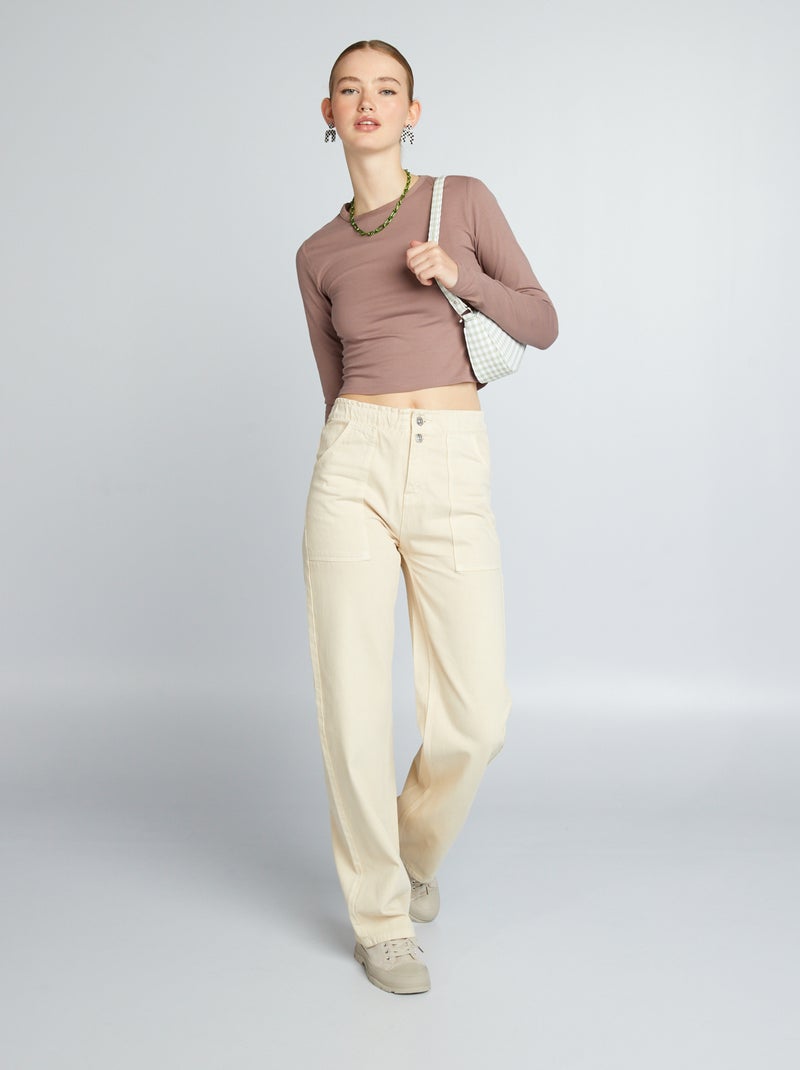 T-shirt cropped VIOLETA - Kiabi