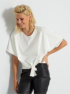 T-shirt cubo de atar - Kiabi