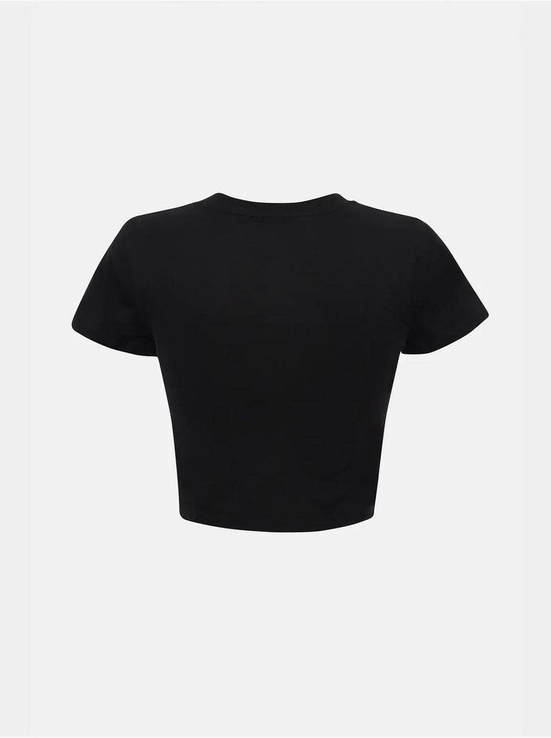 T-shirt curta de algodão estampada hiccup Preto - Kiabi