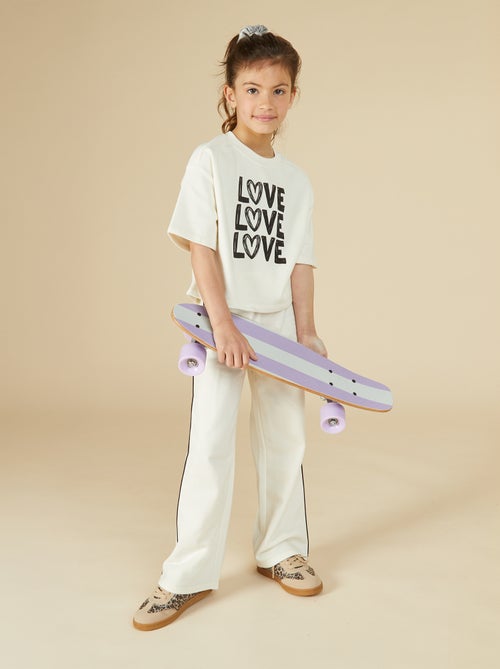 T-shirt curta de manga curta - Kiabi