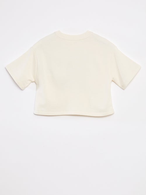 T-shirt curta de manga curta - Kiabi