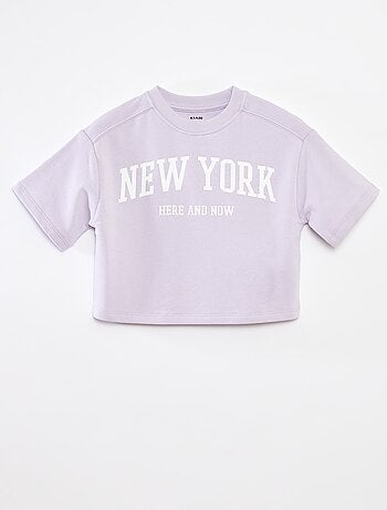 T-shirt curta de manga curta