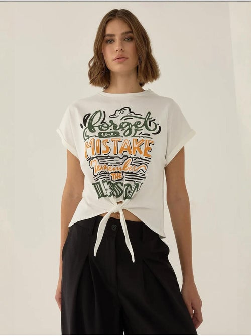 T-shirt curta estampada hiccup - Kiabi T-shirt curta estampada hiccup - Kiabi