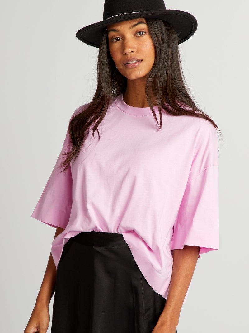 T-shirt curta oversize ROSA - Kiabi