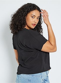 T-shirt curta - Kiabi