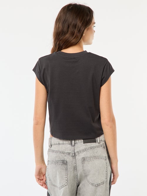 T-shirt curto 'Stitch' - Kiabi