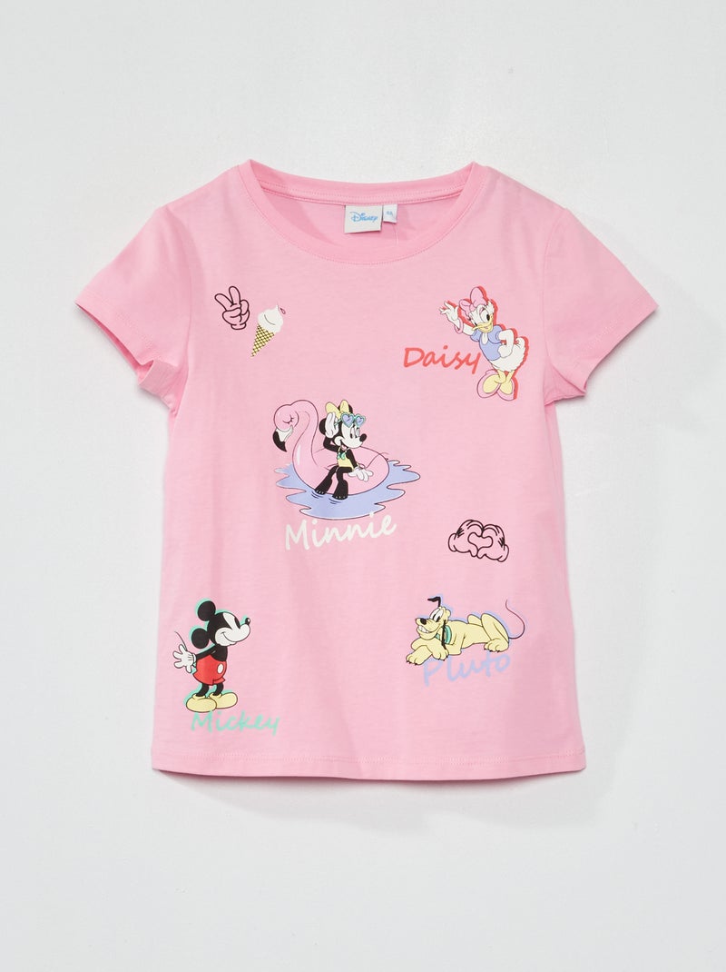 T-shirt da 'Disney' de manga curta ROSA - Kiabi