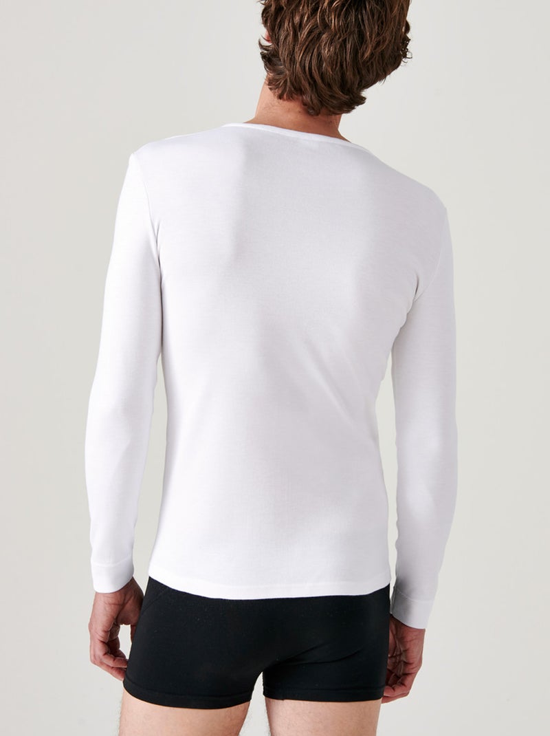 T-shirt 'Damart' Thermolactyl nível 3 BRANCO - Kiabi