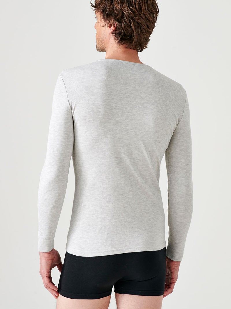 T-shirt 'Damart' Thermolactyl nível 3 CINZA - Kiabi