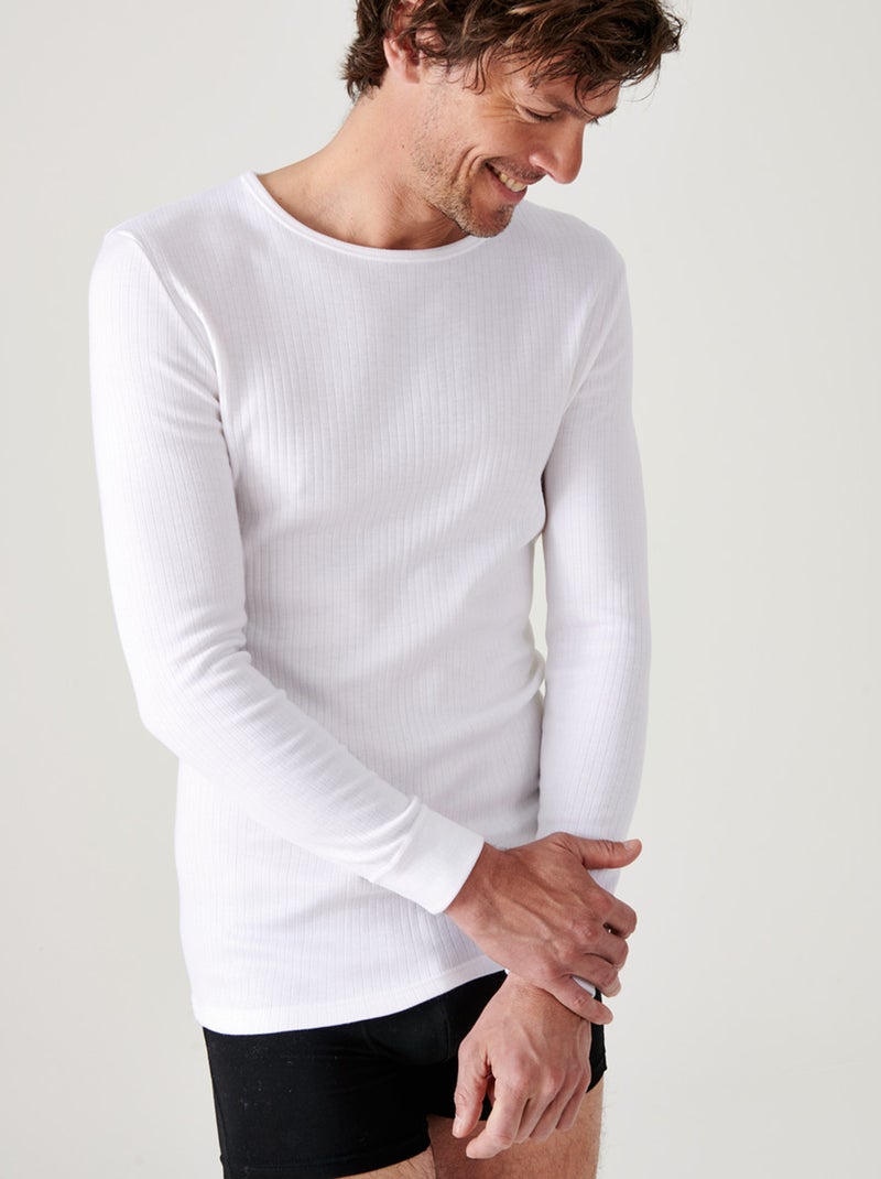 T-shirt 'Damart' Thermolactyl nível 4 BRANCO - Kiabi