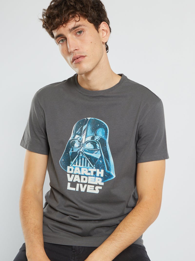 T-shirt 'Darth Vader' em jersey CINZA - Kiabi