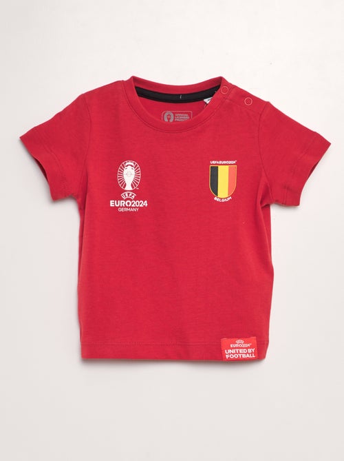 T-shirt de algodão - EURO 2024 - Kiabi