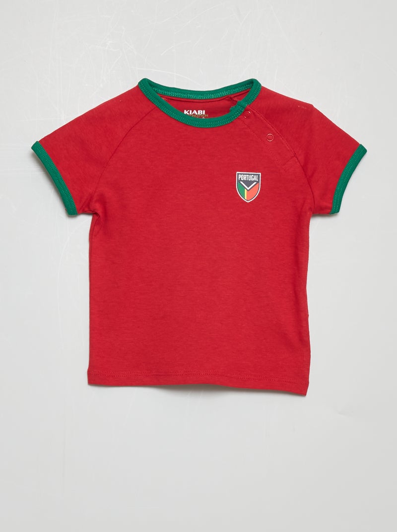 T-shirt de algodão - Portugal Portugal - Kiabi