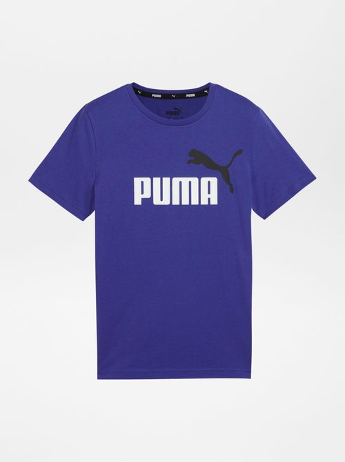 T-shirt de algodão com logótipo 'Puma' - Kiabi