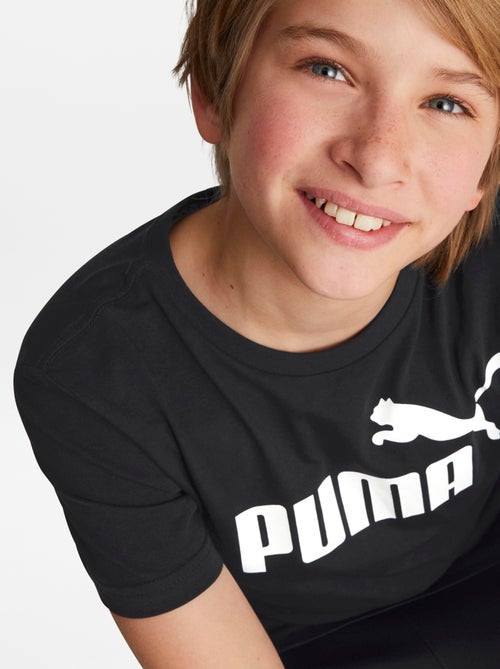 T-shirt de algodão com logótipo 'Puma' - Kiabi