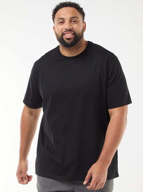 T-shirt de algodão com toque suave - Kiabi