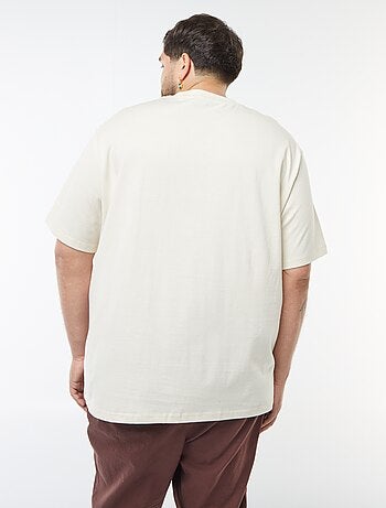 T-shirt de algodão confort fit
