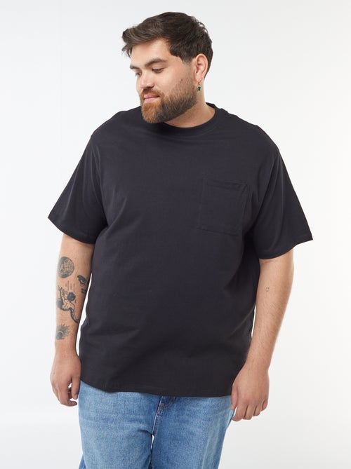 T-shirt de algodão confort fit - Kiabi