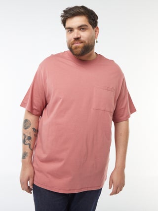 T-shirt de algodão confort fit