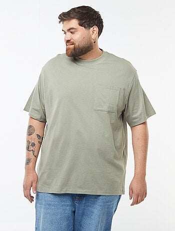 T-shirt de algodão confort fit