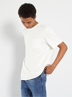 T-shirt de algodão de conceção ecológica - Kiabi