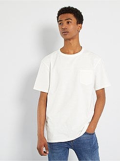 T-shirt de algodão de conceção ecológica - Kiabi