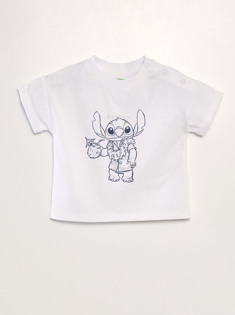T-shirt de algodão 'Disney' BRANCO - Kiabi