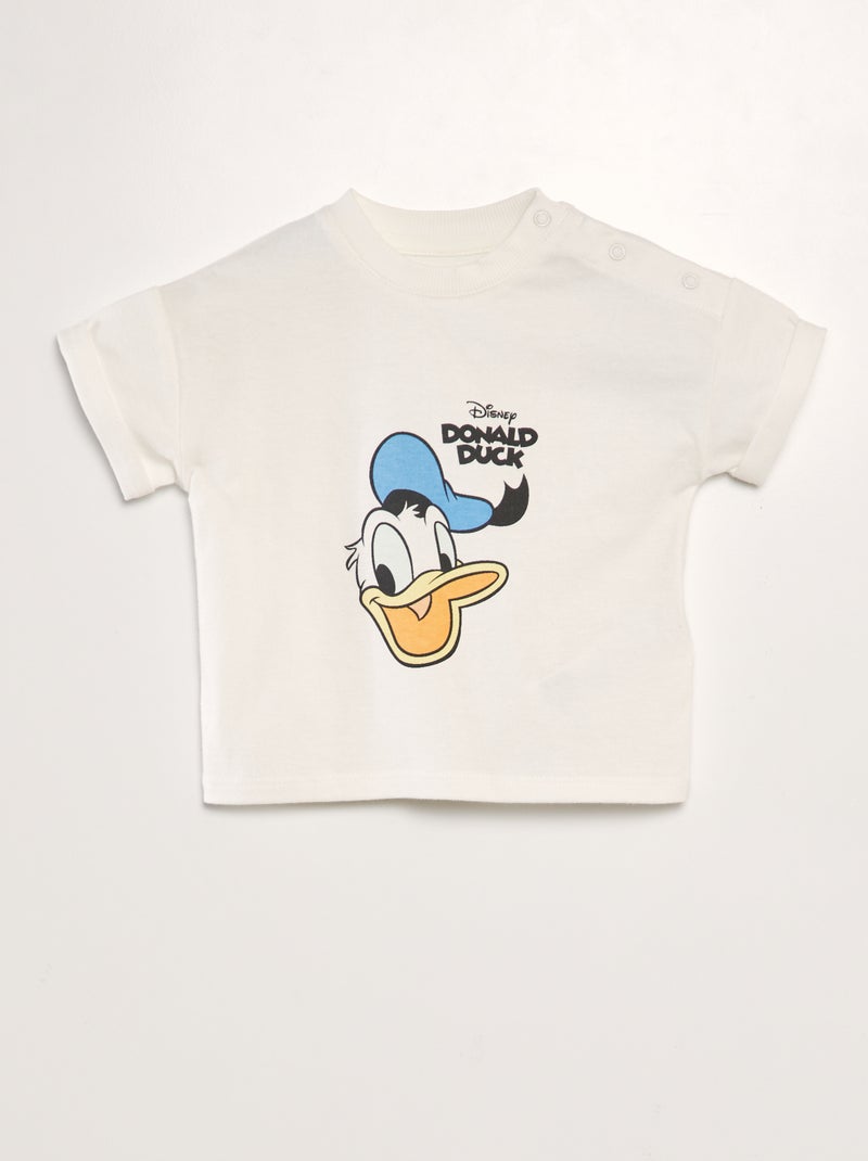 T-shirt de algodão 'Disney' BRANCO - Kiabi